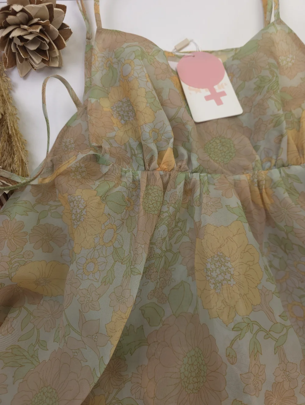 New Selkie Empress The Citrus Trip Dress Sz M - Picture 14 of 15